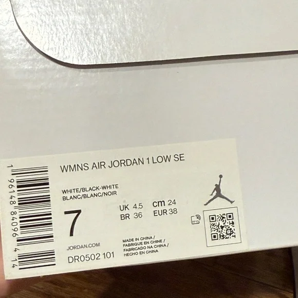 Air Jordan 1 eLow SE 'Homage' Women Size 7 - Picture 6 of 6